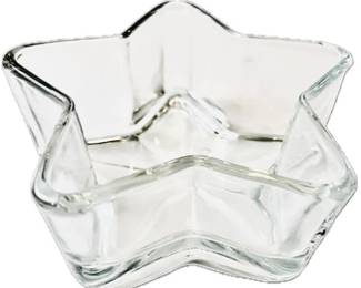 American Pressed Libbey Glass Star 5.5" Bowl