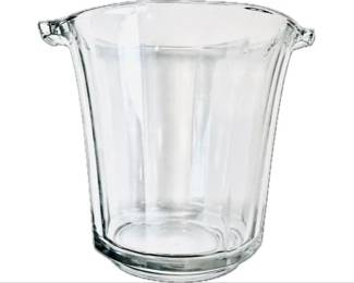 Luminarc Millennium Pressed Glass Ice Bucket & Champagne Cooler - Paneled Glass Design With Handles