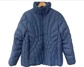 L.L. Bean Goose Down Women's Slate Blue Jacket - Size XL
