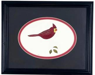 S. White Art Cardinal Quillwork