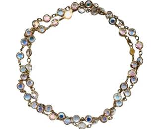 Austrian Crystal Necklace - Signed "Austrian Crystal USA"