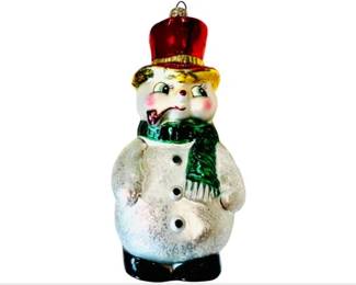 Christopher Radko Hand Blown Glass Christmas Ornament