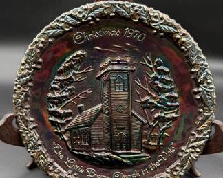 FENTON Carnival Glass Plate