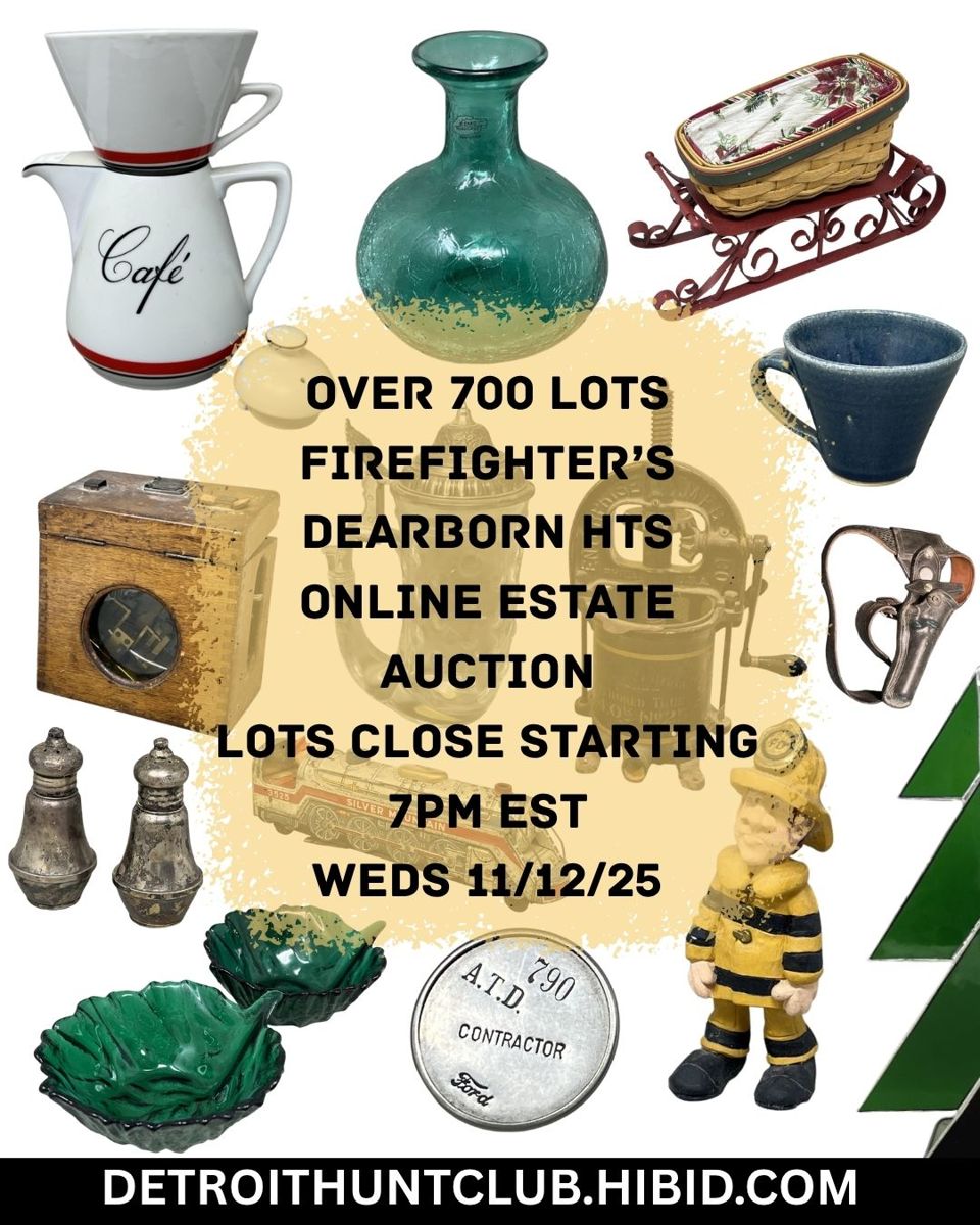 bid today at DETROITHUNTCLUB.HIBID.COM