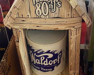 1980's Waldorf Toilet Paper Dispenser