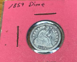 1859 Half Dime