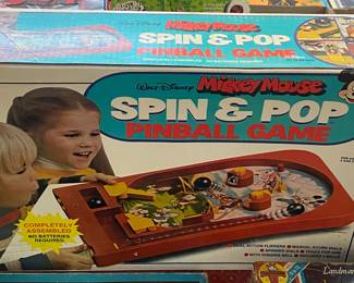 Mickey Mouse Spin & Pop Pinball Game
