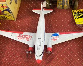 Pepsi-Cola Diecast Airplane