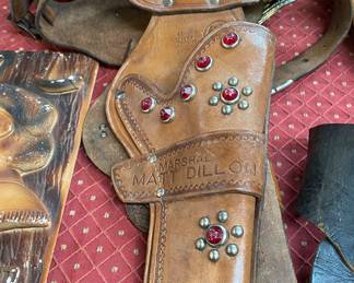 Matt Dillon Gunsmoke Double Holster Set