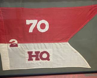 Framed Guidon 70th Cavalry 2nd Squadron