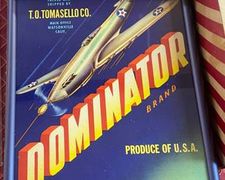 Framed Dominator Brand Label