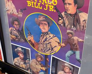 Autographed Dick Jones Buffalo Bill Standee