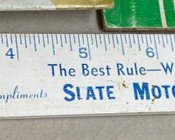State Motor Company Chrysler Advertising Ruler Mt. Airy N.C.