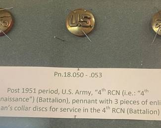 4th Reconnaissance Tank Discs and Pennant