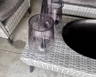 Outdoor candle holders