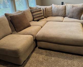 Large sectional with Ottoman