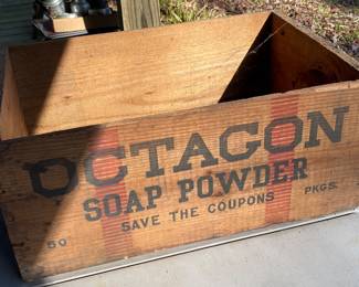 Wooden Octagon Soap Crate