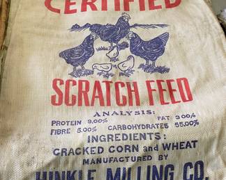 Hinkle Milling Feed Sacks Thomasville, N.C.