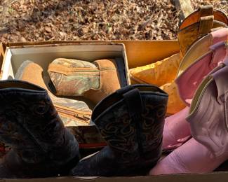 Vintage Kid's Western Boots