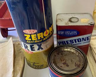 Vintage Antifreeze Cans