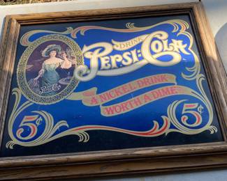 Pepsi Cola Advertising Mirror