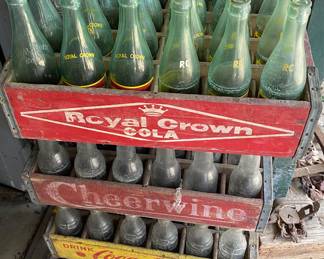 Royal Crown, Cheerwine and Coca Cola Crates