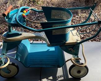 Vintage Taylor Tot Baby Walker and Stroller