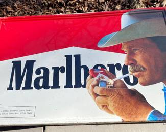 Marlboro Cigarette Metal Sign