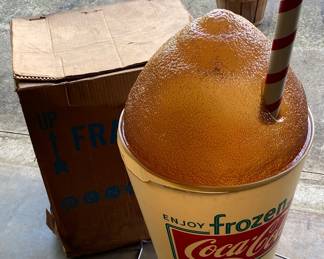 Vintage Frozen Coca Cola Store Display with Box