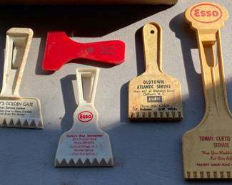 Local Esso Advertising Ice Scrapers
