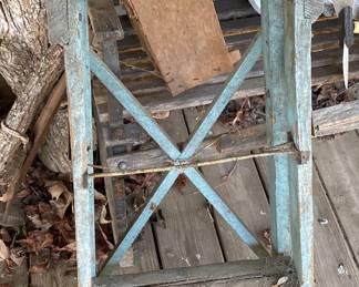 Green Paint Stepladder