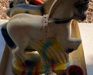 Assorted Chalkware Statues