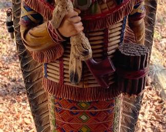 Small Wooden Indian Storage Shelf Display