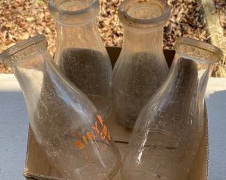 Old Milk Bottles