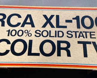 RCA XL-100 Color TV Advertising Display