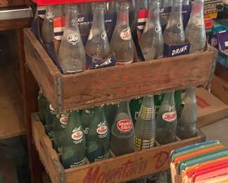 Old Soda Crates and Bottles