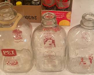 ACL Pet and Guilford Milk Bottles  