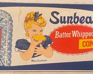 Small Porcelain Sunbeam Sign