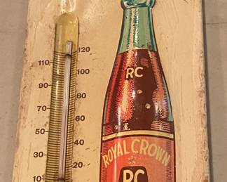 Old RC Cola Advertising Thermometer