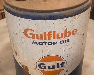 Gulflube 5 Gallon Oil Can