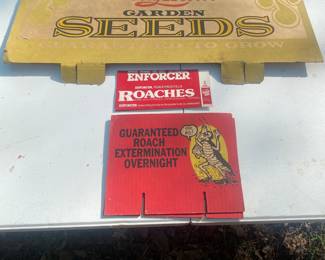 Garden Feed and Seed Signs