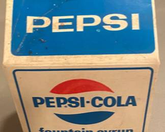 Pepsi Cola Fountain Syrup Container 