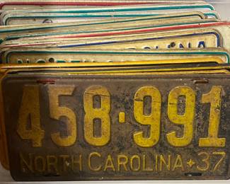 North Carolina License Plates