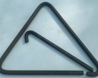 Cast Iron Triangle Dinner Bell
