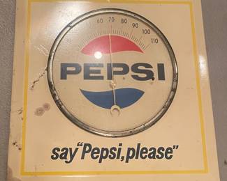 Vintage Pepsi Thermometer