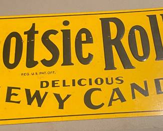 Tootsie Rolls Candy Sign