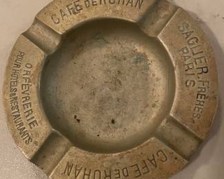 Brass Cafe De Rohan French Ashtray