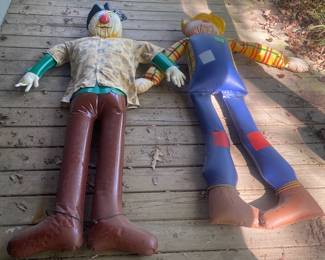 Neat Burpee Seeds Blow Up Advertising Scarecrows