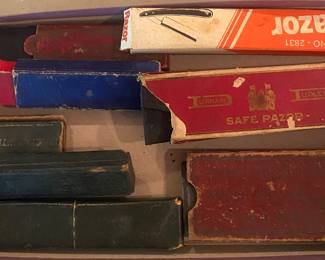 Straight Razors and Razor Boxes