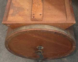 Old Wooden Barrel Churn